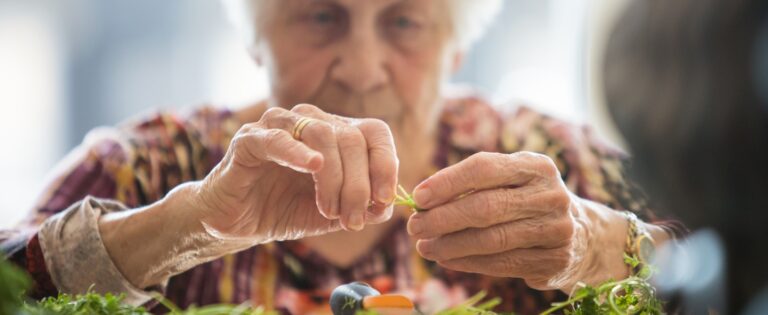 Ernährung älterer Menschen.